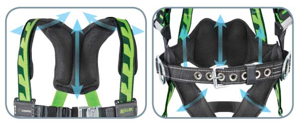 Miller ACA-QC-BDP/UGN AirCore Harness from GME Supply