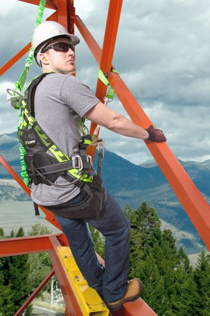 Miller AAT-QCBCUG AirCore Aluminum Tower Climbing Harness from GME Supply