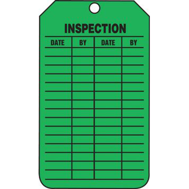 Accuform Scaffold Status Safety Tag: Attention- This Scaffold Was Built To Meet Safety Regulations (5 Pack) from GME Supply