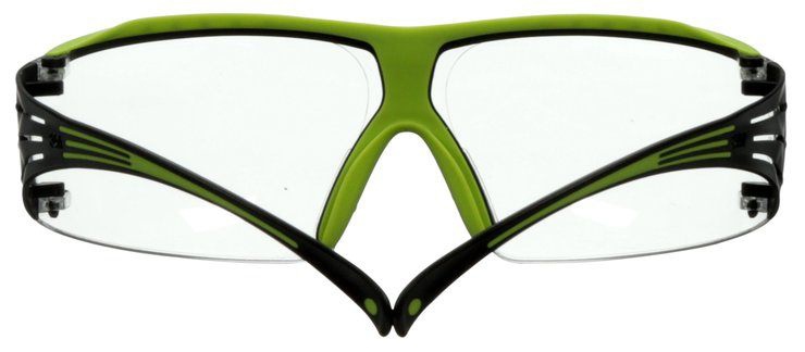 3M SecureFit 400 Series SF401XAS Safety Glasses with Green/Black Temples & Clear Anti-Scratch Lens (20 Pack) from GME Supply