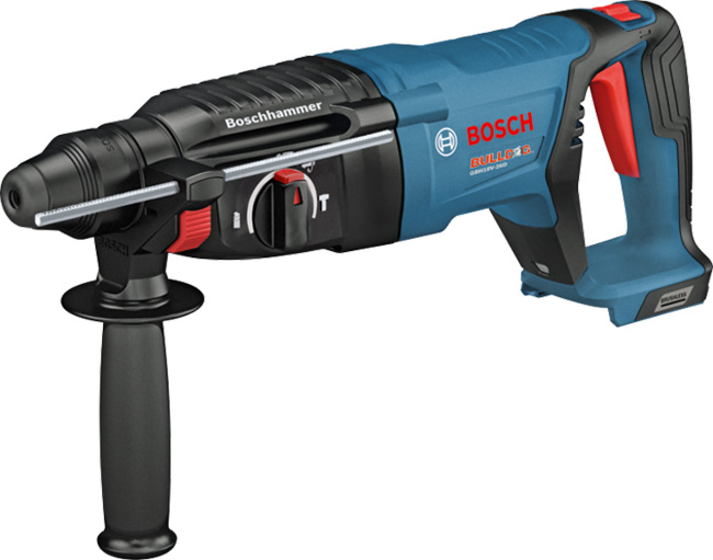 Bosch 18V EC Brushless SDS-plus Bulldog One Inch Rotary Hammer Kit with Optional Kit from GME Supply