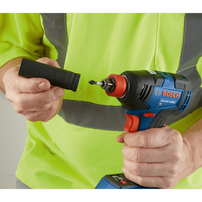 Bosch 18V EC Brushless Connected-Ready Freak 1/4 Inch and 1/2 Inch Two-In-One Bit/Socket Impact Driver (Bare Tool) from GME Supply