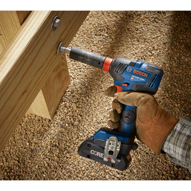 Bosch 18V EC Brushless Connected-Ready Freak 1/4 Inch and 1/2 Inch Two-In-One Bit/Socket Impact Driver (Bare Tool) from GME Supply