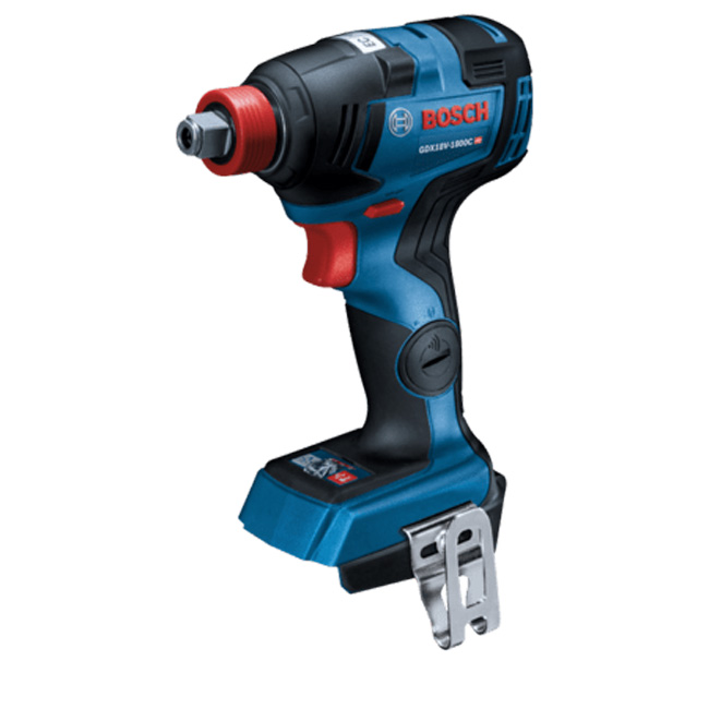 Bosch 18V EC Brushless Connected-Ready Freak 1/4 Inch and 1/2 Inch Two-In-One Bit/Socket Impact Driver (Bare Tool) from GME Supply