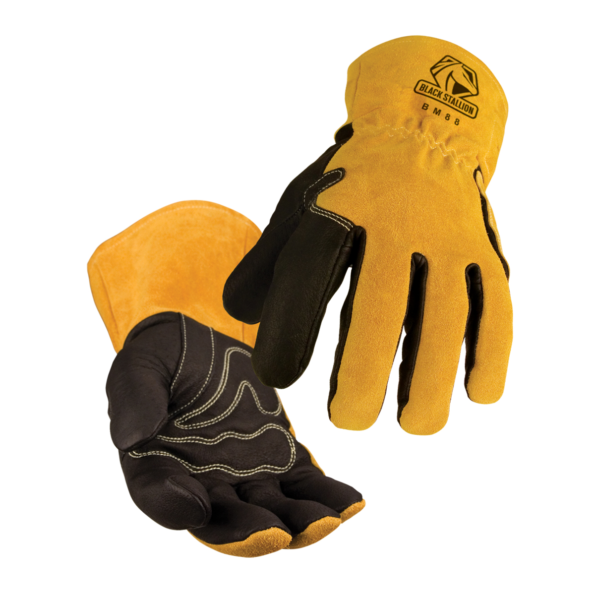 Black Stallion BM88 Premium Pigskin & Cowhide MIG Welding Glove from Columbia Safety