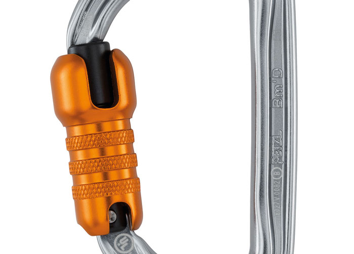 Petzl Bm'D Asymmetrical Aluminum Carabiner from Columbia Safety