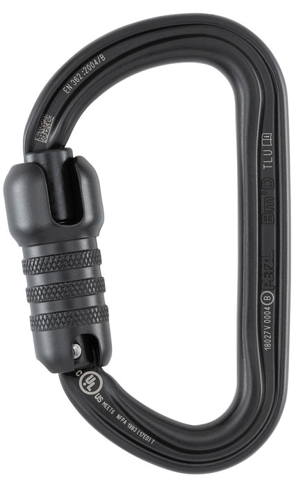 Petzl Bm'D Asymmetrical Aluminum Carabiner from Columbia Safety