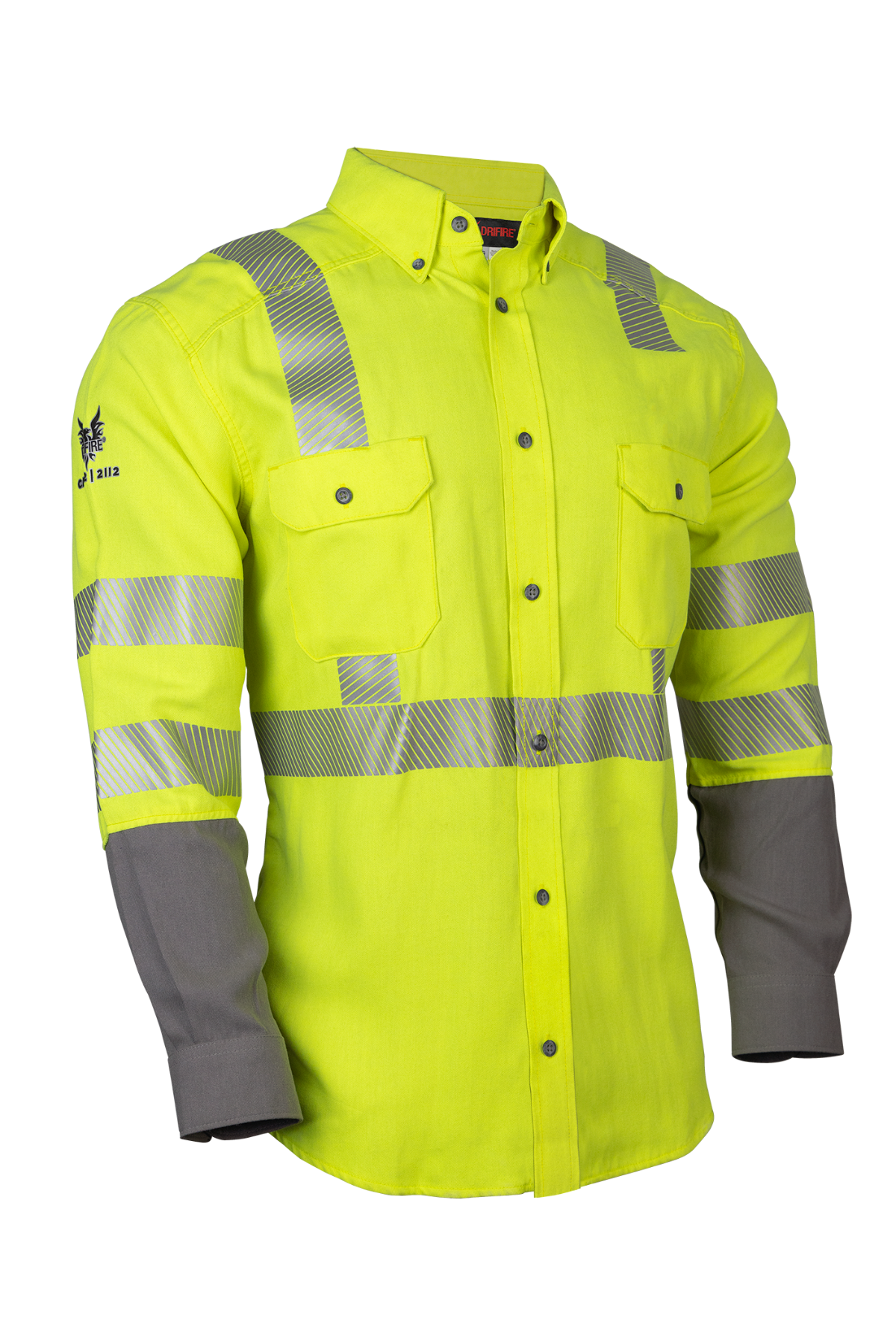 NSA DRIFIRE FR Hi-Vis Lightweight Work Shirt Class 3 from GME Supply