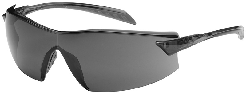 Bouton Radar Safety Glasses with Gray Lens and Gray Temple from GME Supply