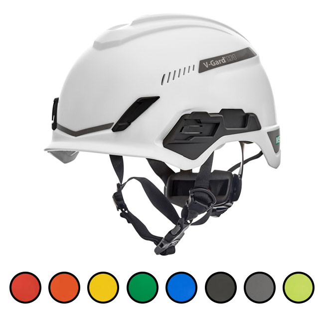 MSA V-Gard H1 Vented Safety Helmet from GME Supply