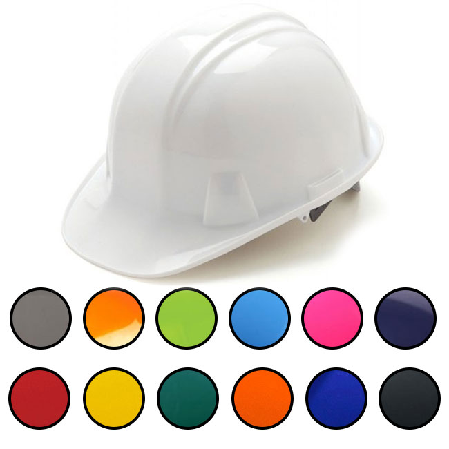 Pyramex SL Series Cap Style Hard Hat with 4 Point Ratchet Suspension from GME Supply