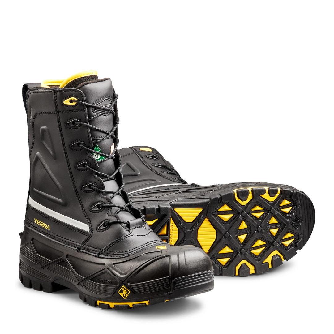 Terra Men's Crossbow Composite Toe Winter Safety 8in Work Boot from GME Supply