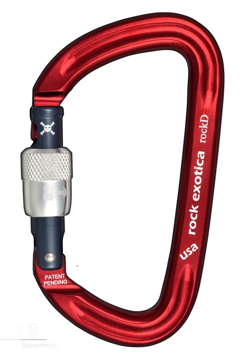 Rock Exotica C2 S RockD Screw Lock Aluminum Carabiner from GME Supply