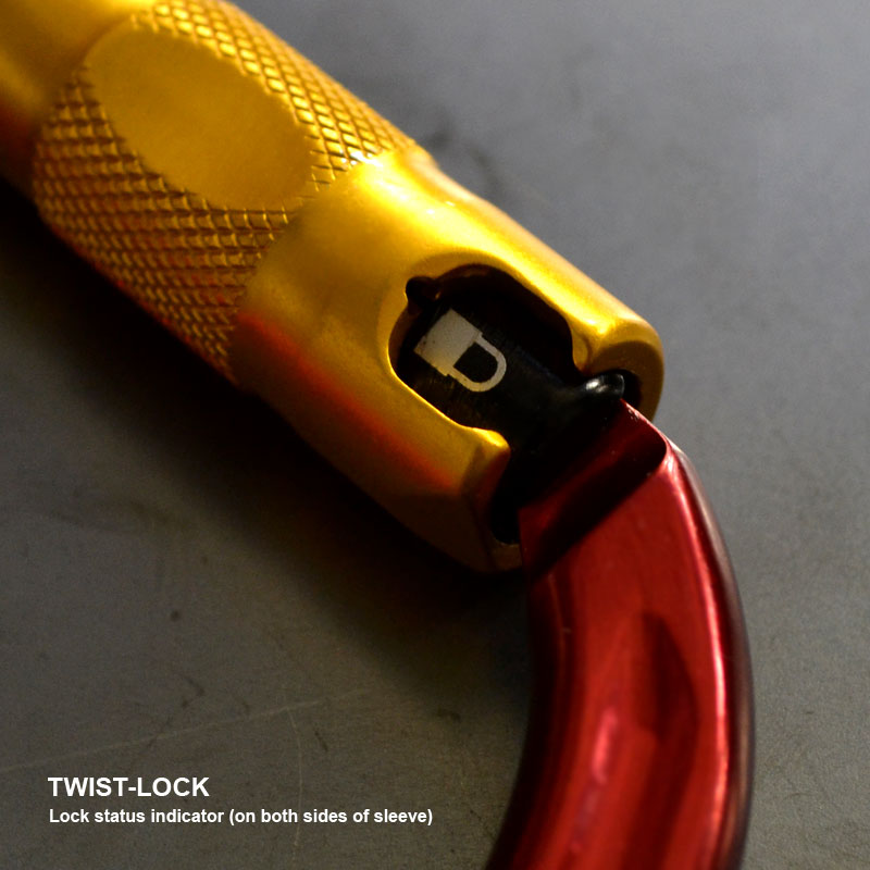 Rock Exotica C2 T RockD Twist Lock Aluminum Carabiner from GME Supply
