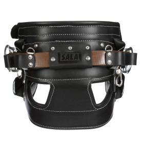 3M DBI-SALA 4D Lineman Tongue Buckle Positioning/Fall Restrict Belt 1000882, Leather, Seat, Black, D24 from GME Supply