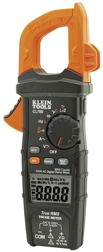 Klein Tools 600A AC Auto-Ranging Clamp Meter from GME Supply