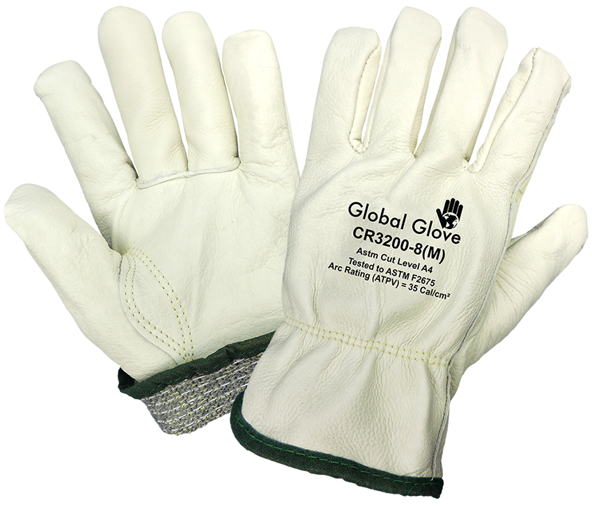 Cut and Heat Resistant Leather Drivers Style Gloves (12 Pair) from GME Supply