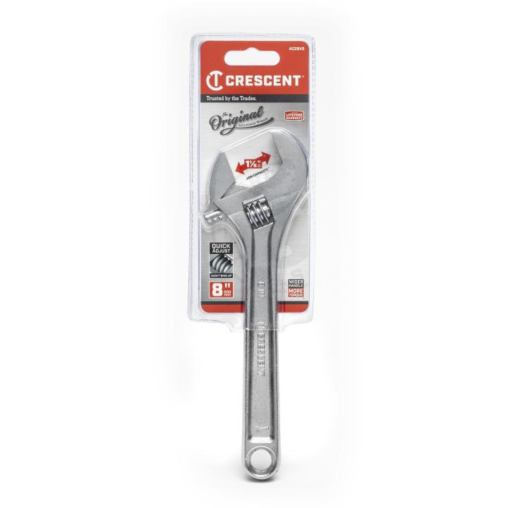 Crescent 8" Adjustable Wrench - Carded from GME Supply