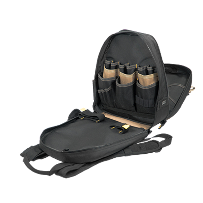 Custom Leather Craft 48 Tool Pocket Backpack from GME Supply