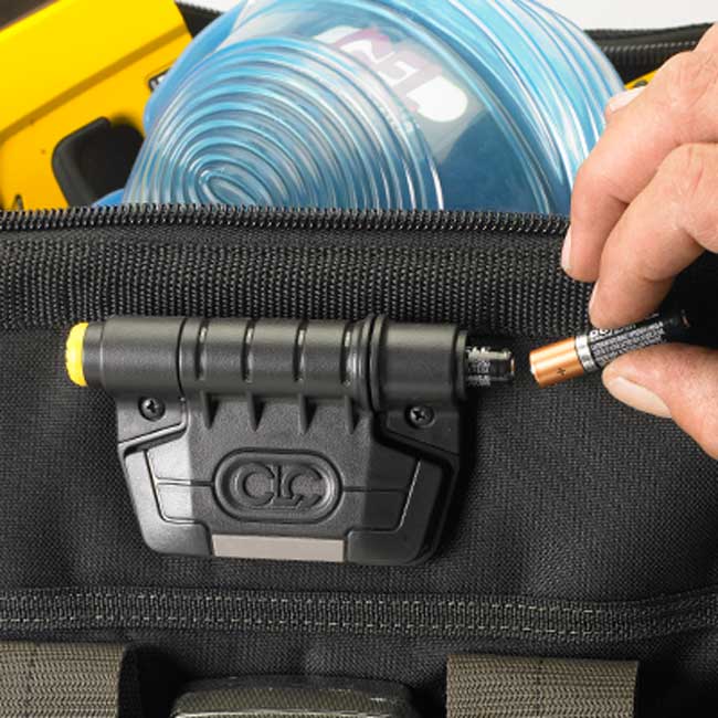 CLC Tech Gear LED Lighted 14 Inch Bigmouth Tool Bag from GME Supply