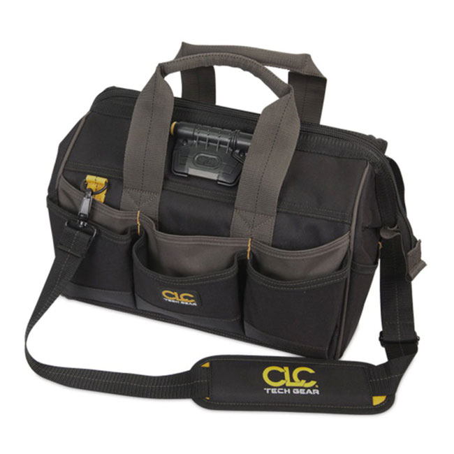 CLC Tech Gear LED Lighted 14 Inch Bigmouth Tool Bag from GME Supply