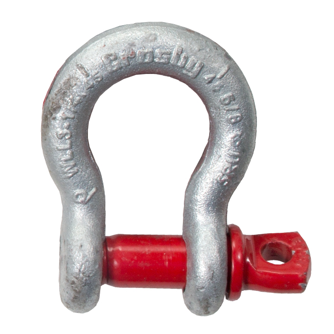 Crosby G-209 Galvanized Screw Pin Shackles from Columbia Safety