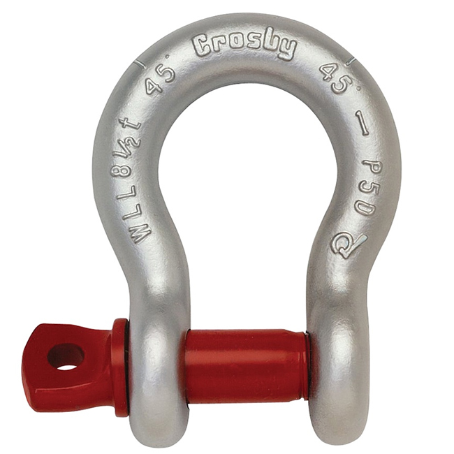 Crosby G-209 Galvanized Screw Pin Shackles from Columbia Safety