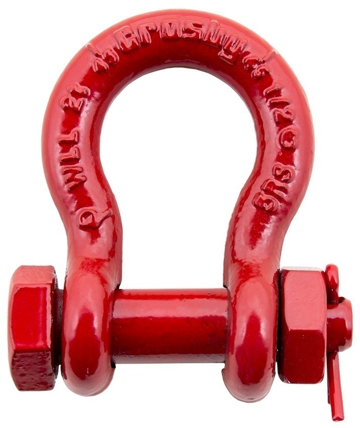 Crosby Self Colored Bolt Type Shackles from Columbia Safety