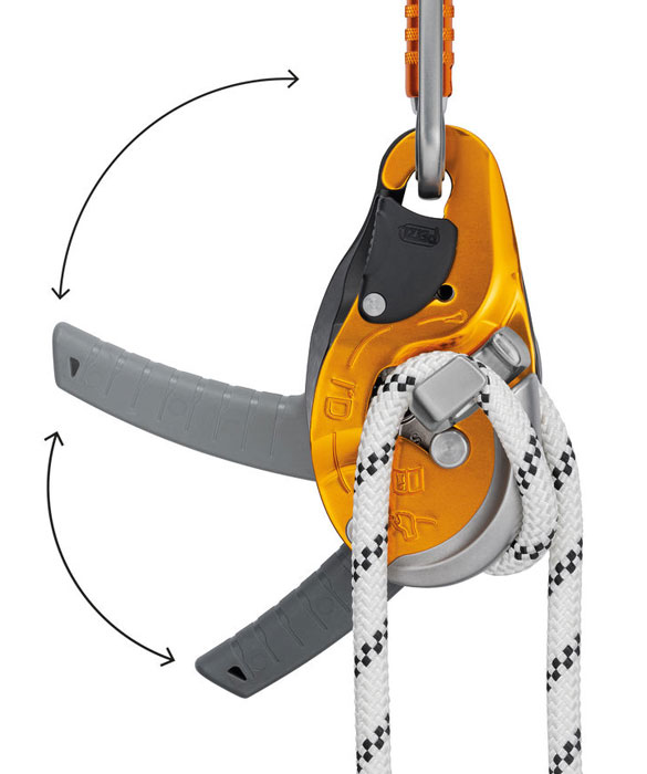 Petzl I'D EVAC Self-Braking Descender from Columbia Safety