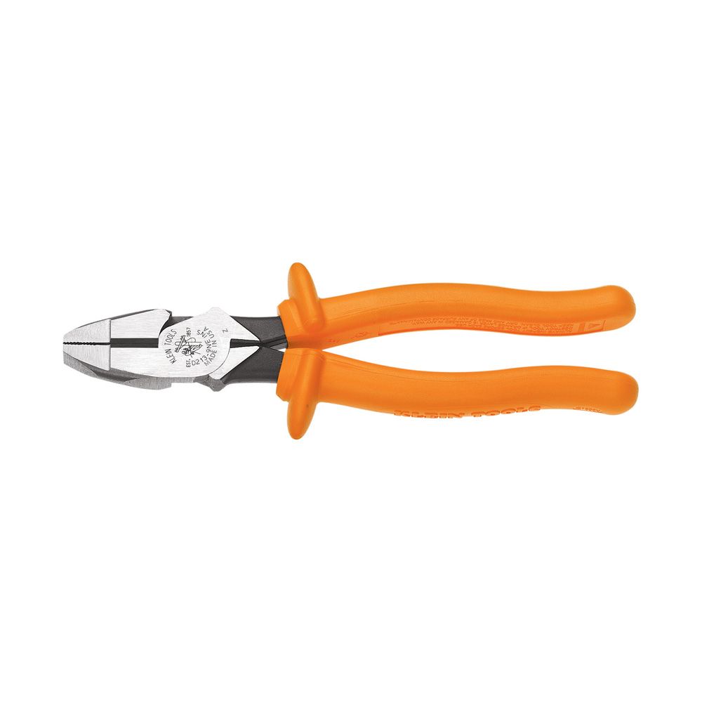Klein Tools D2000-9NE-INS 9 Inch Insulated High-Leverage Side-Cutting Pliers from GME Supply