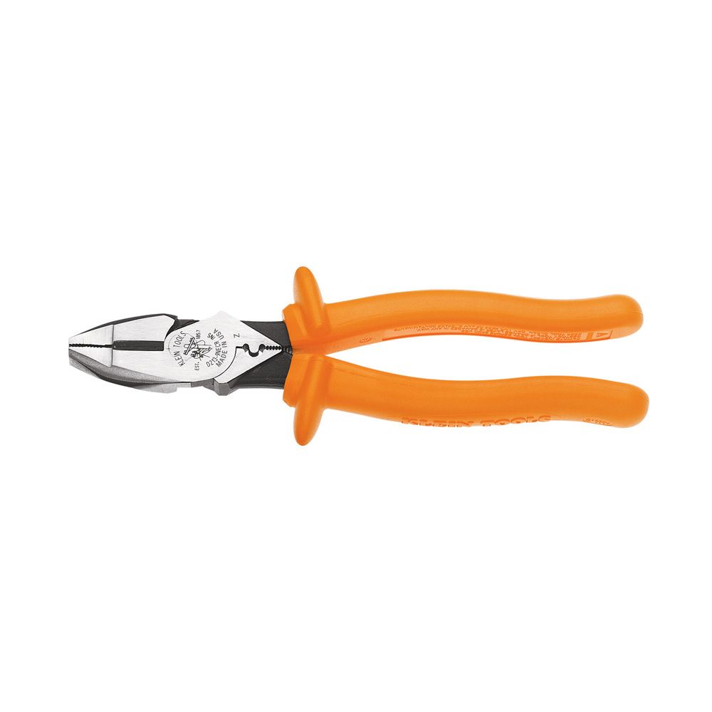 Klein Tools D213-9NE-CR-INS Insulated HL Side-Cutting Pliers from GME Supply