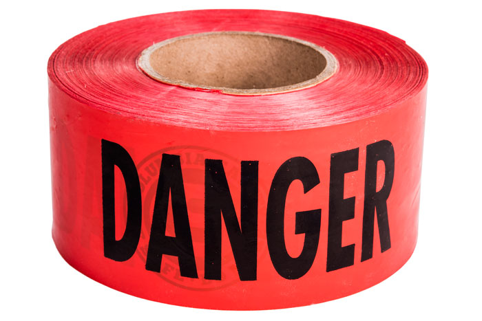 Columbia Safety "Danger" Barricade Tape - 3 Inch x 1000 Feet from Columbia Safety