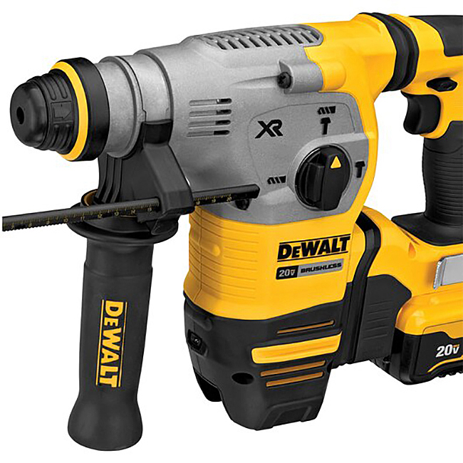20V MAX 1-1/8 inch XR Brushless Cordless SDS PLUS L-Shape Rotary Hammer Kit from GME Supply