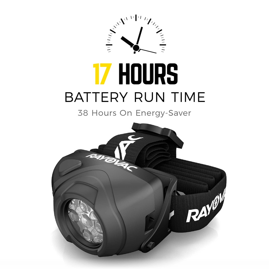 Rayovac Virtually Indestructible 100 Lumen Headlamp from Columbia Safety