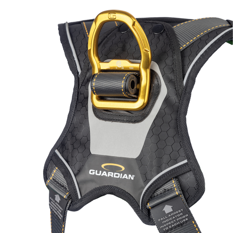 Guardian B7-Comfort Harness - Quick-Connect with Waist Pad & Single Dorsal D-Ring from GME Supply