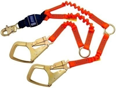 DBI Sala Force2 Hi-Viz Elastic Tie-Off Shock Absorbing Lanyard from GME Supply