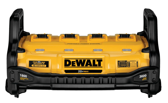 DeWALT 1800 Watt Portable Power Station and Simultaneous Battery Charger from GME Supply