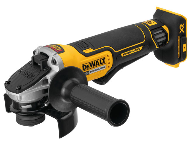 DeWALT 20V MAX XR Flathead Paddle Switch Small Angle Grinder with Kickback Brake (Tool Only) from GME Supply