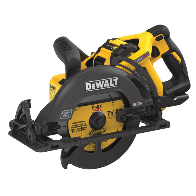 DeWALT Flexvolt 60V Max 7-1/4 in Cordless Worm Drive Style Saw with 9.0AH Battery Kit from Columbia Safety