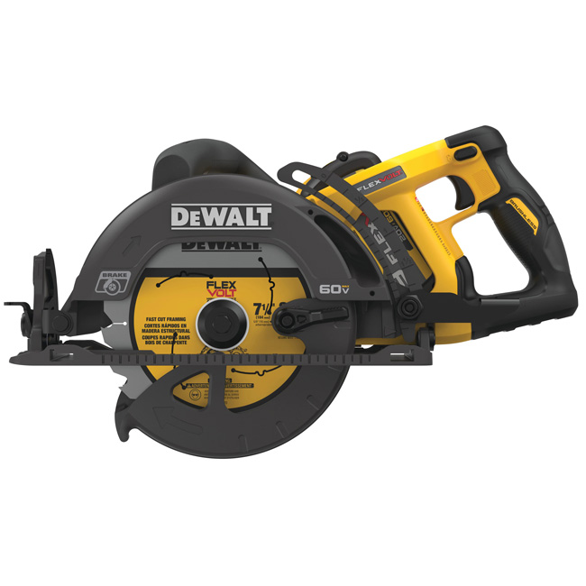 DeWALT Flexvolt 60V Max 7-1/4 in Cordless Worm Drive Style Saw with 9.0AH Battery Kit from Columbia Safety