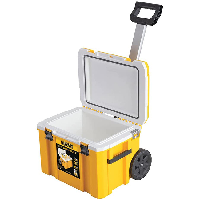 DeWALT TSTAK Deep Well Mobile Cooler with Long Handle - GME Supply