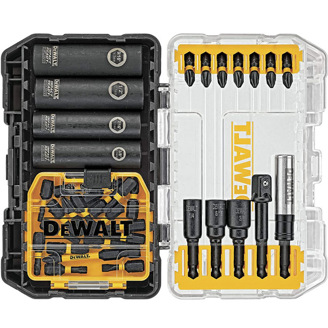 DeWALT FlexTorq Impact Ready 35 Piece Screwdriving Bit Set with Toughcase+ System from GME Supply