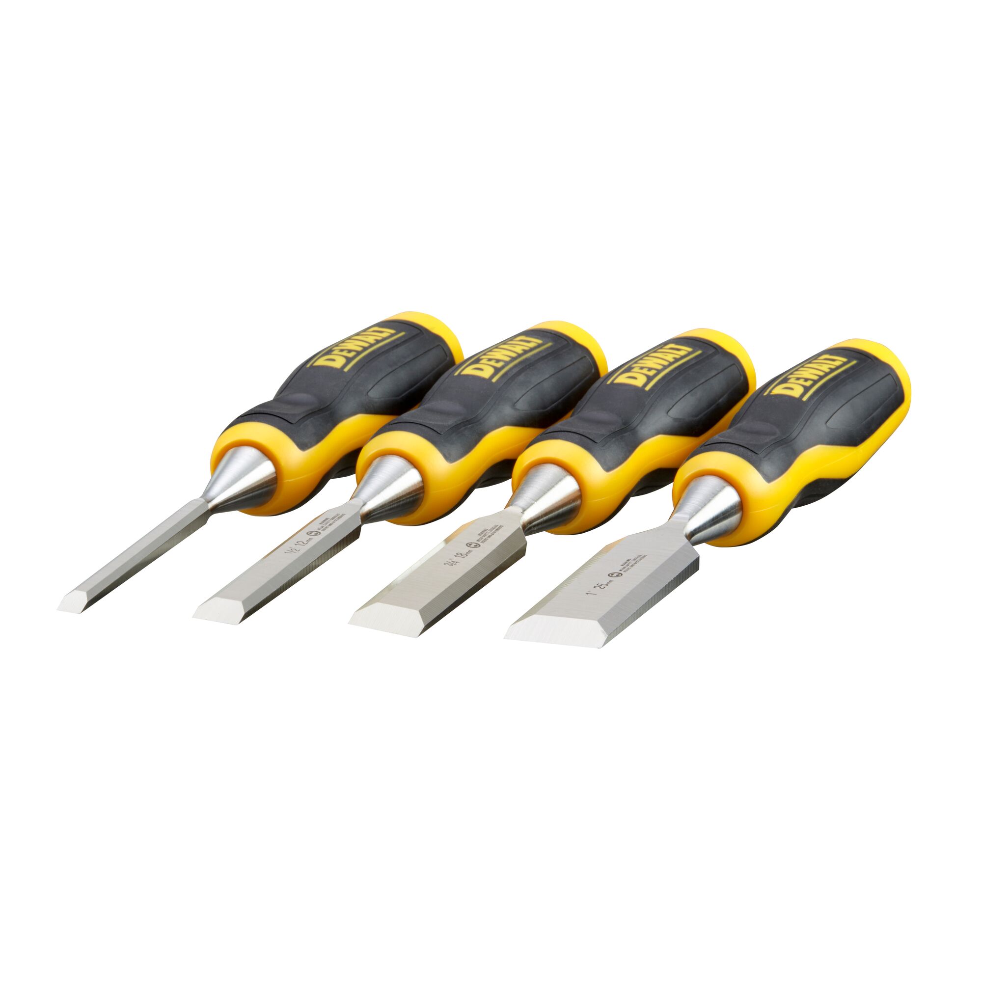DeWALT 4 Piece Wood Chisel Set from GME Supply