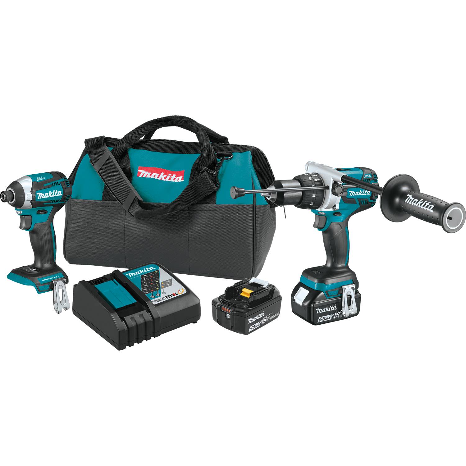 Makita 18V LXT Lithium-Ion Brushless Cordless 2 Piece Tool Combo Kit from GME Supply