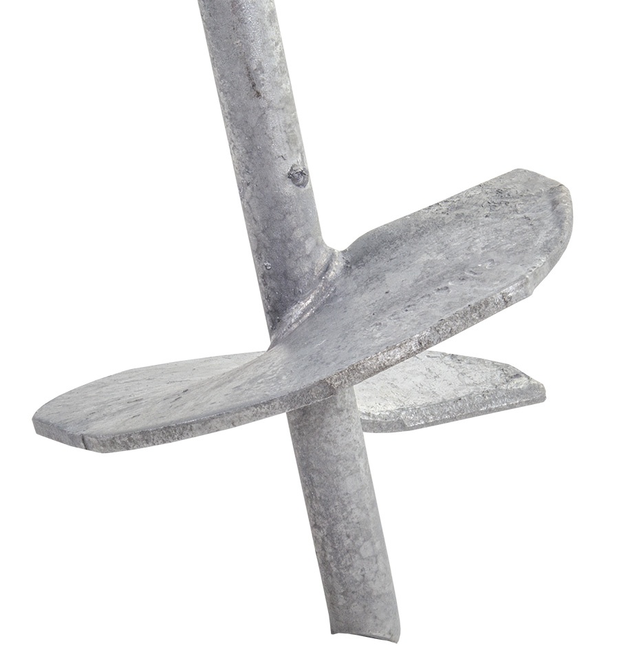 Galvanized Steel 54 Inch Earth Screw Helical Anchor EG-54  from Columbia Safety