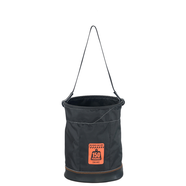 Ergodyne 5630T 150 lb Arsenal Black Synthetic Leather Bucket from GME Supply