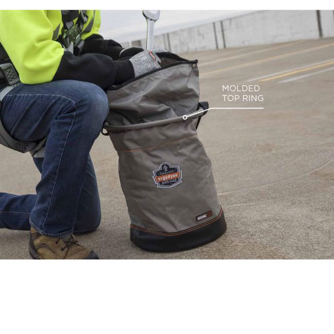 Ergodyne 5973 100 lb Arsenal Large Nylon Hoist Bucket Tool Bag with D-ring from GME Supply