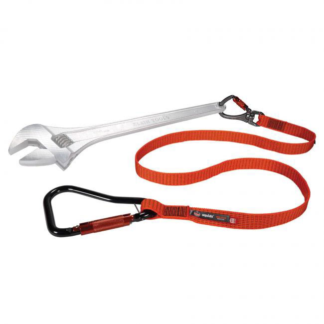 Ergodyne Squids 3149 80 lb Tool Lanyard with XL Locking and Swivel Carabiner from GME Supply