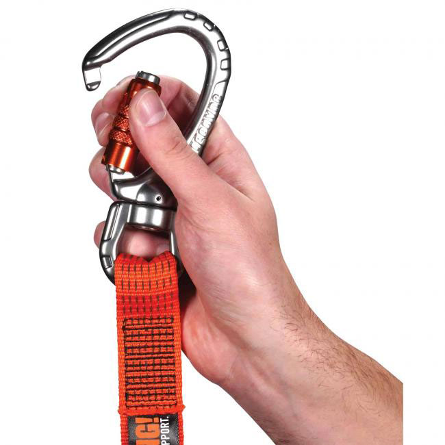 Ergodyne Squids 3149 80 lb Tool Lanyard with XL Locking and Swivel Carabiner from GME Supply