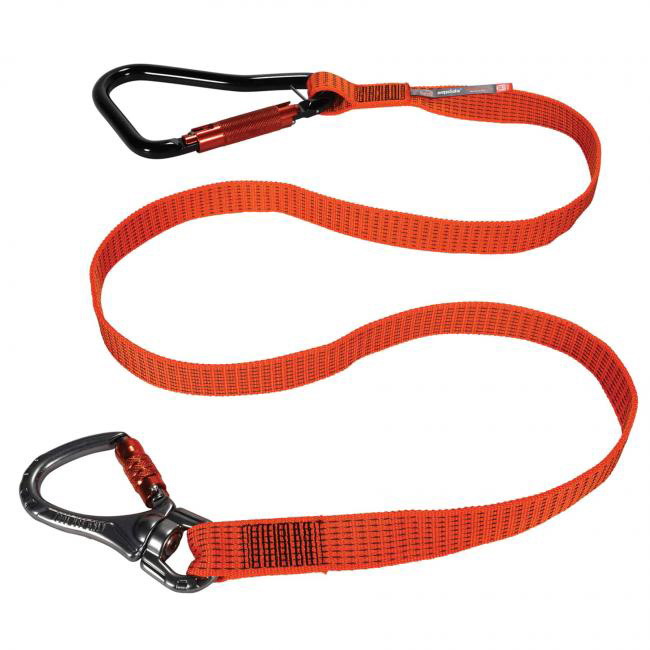 Ergodyne Squids 3149 80 lb Tool Lanyard with XL Locking and Swivel Carabiner from GME Supply